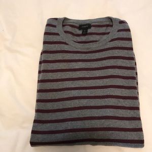 J.Crew men’s long sleeve gray striped